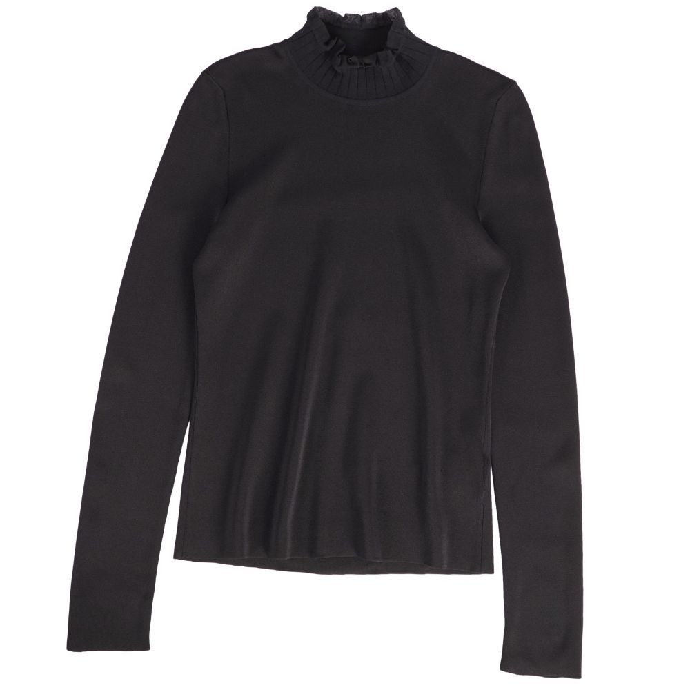 極美品 エルメス HERMES ニット 24AW ハイネック セーター ロングス