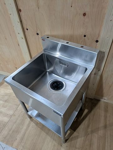 マルゼン 1槽シンク BS1-066 W600×D600×H800 愛知 中古 ステンレス