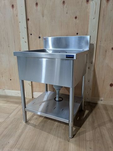 マルゼン 1槽シンク BS1-066 W600×D600×H800 愛知 中古 ステンレスシンク 一槽シンク 流し台 飲食店 厨房