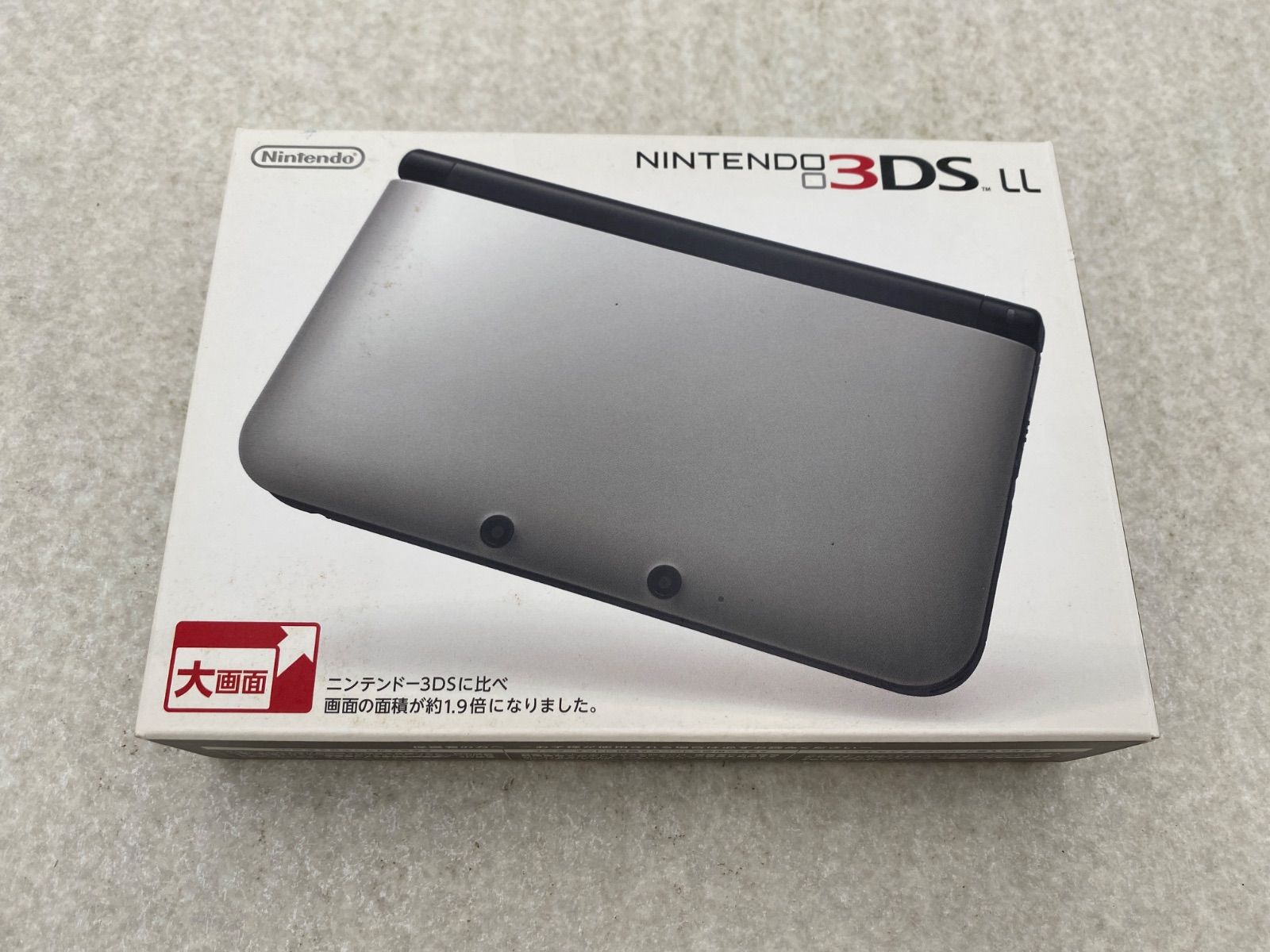 ◇ニンテンドー3DSLL本体 シルバー×ブラック 0012568670 動作品 - メルカリ
