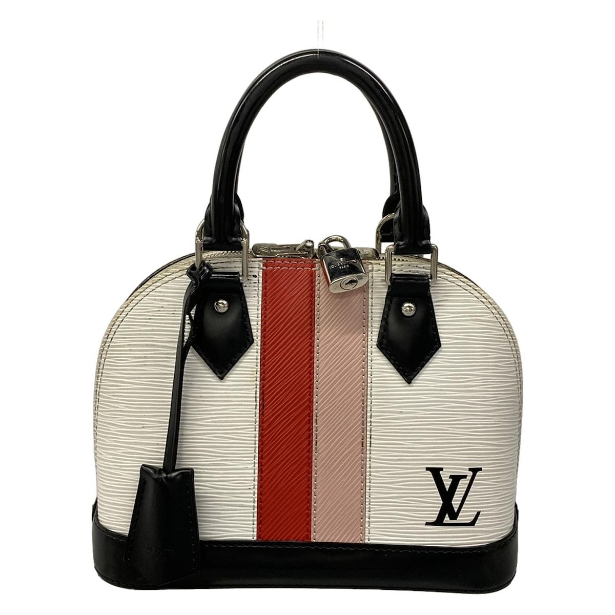 LOUIS VUITTON(ルイヴィトン) ハンドバッグ エピ アルマBB M51963 白×ピンク×黒 レザー