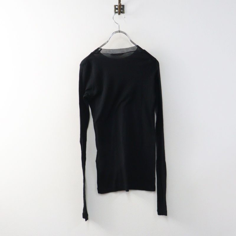 定番 オーラリー AURALEE SUPER HIGH GAUGE SHEER RIB L/S TEE