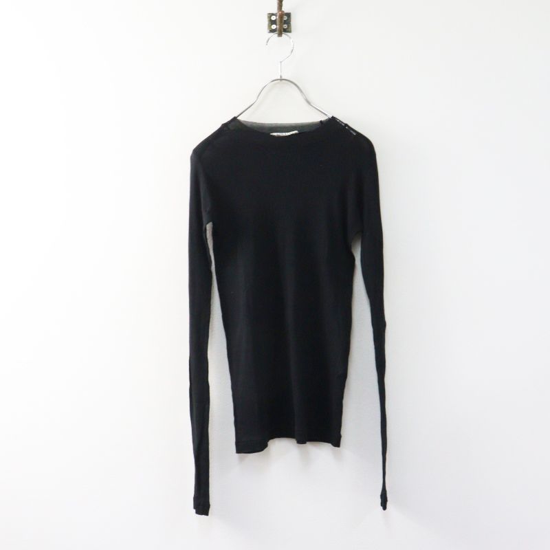 定番 オーラリー AURALEE SUPER HIGH GAUGE SHEER RIB L/S TEE