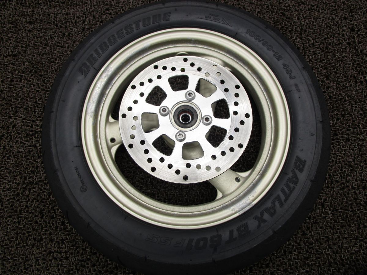 TZM50R フロントホイール ディスク □B8512！4KJ ヤマハ 【 4EU 】 キャブ車 12V