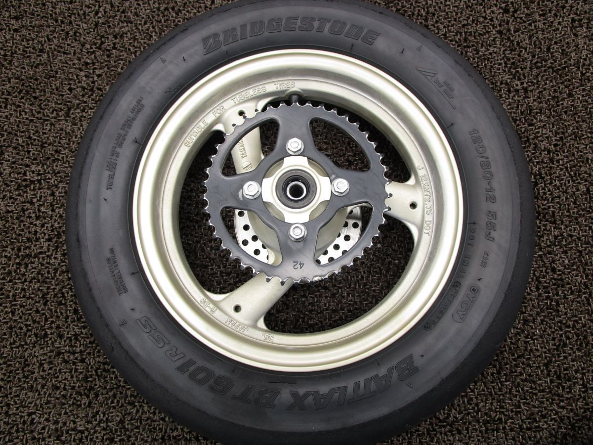 TZM50R リアホイール ディスク スプロケット □B8508！4KJ ヤマハ 【 4EU 】 キャブ車 12V
