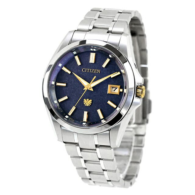 【新品】シチズン THE CITIZEN 腕時計 メンズ AQ4094-58L 藍染和紙文字板 限定モデル