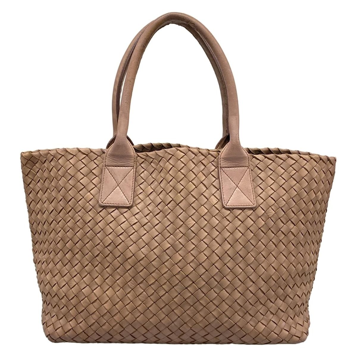 BOTTEGA VENETA(ボッテガヴェネタ) トートバッグ カバPM 141498 ベージュ レザー