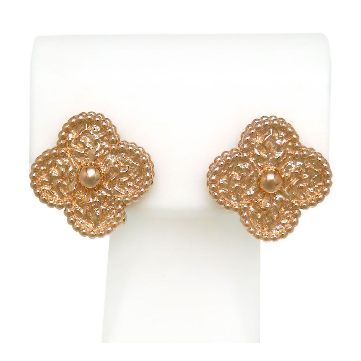 ヴァンクリーフ＆アーペル ヴィンテージ アルハンブラ ピアス - VCARN9T400 Au750 (K18PG) レディース Van Cleef & Arpels【中古】 【ジュエリー】