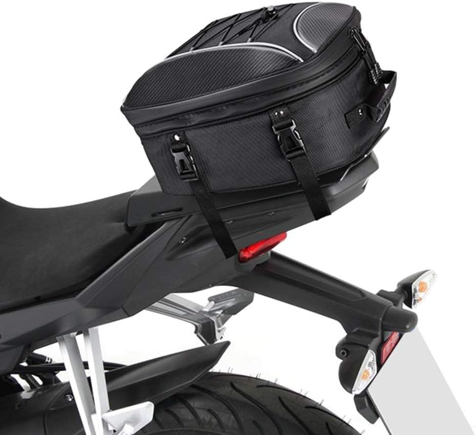 KEMIMOTO バイク用 シートバッグ 拡張機能あり 25-45L ヘルメットバッグ 撥水 防水 耐久性 固定ベルト付き cb250r z1000 ninja250 GSX-S125適合as 9f8aa688