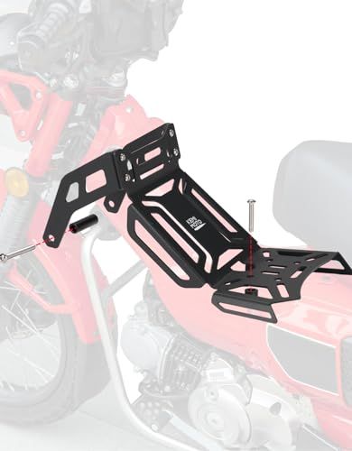 KEMIMOTO CT125・ハンターカブ専用センターキャリア ベトナムキャリア 高強度 ブラック ct125用アクセサリーas 53ba6b21