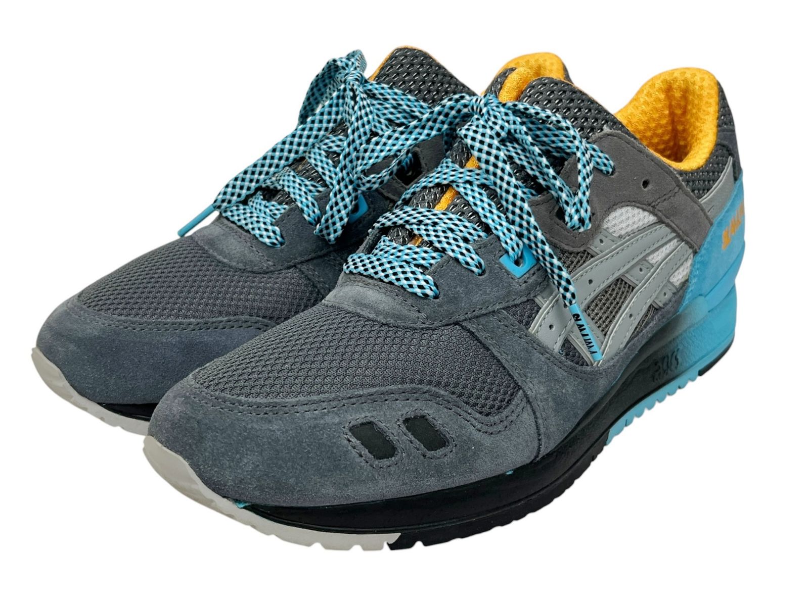 ASICS (アシックス) ×SLAM JAM スラムジャム GEL-LYTE 3 タイガー ゲルライト 3 スニーカー H60TQ 27cm US9 ライトグレー×ブルー メンズ/028