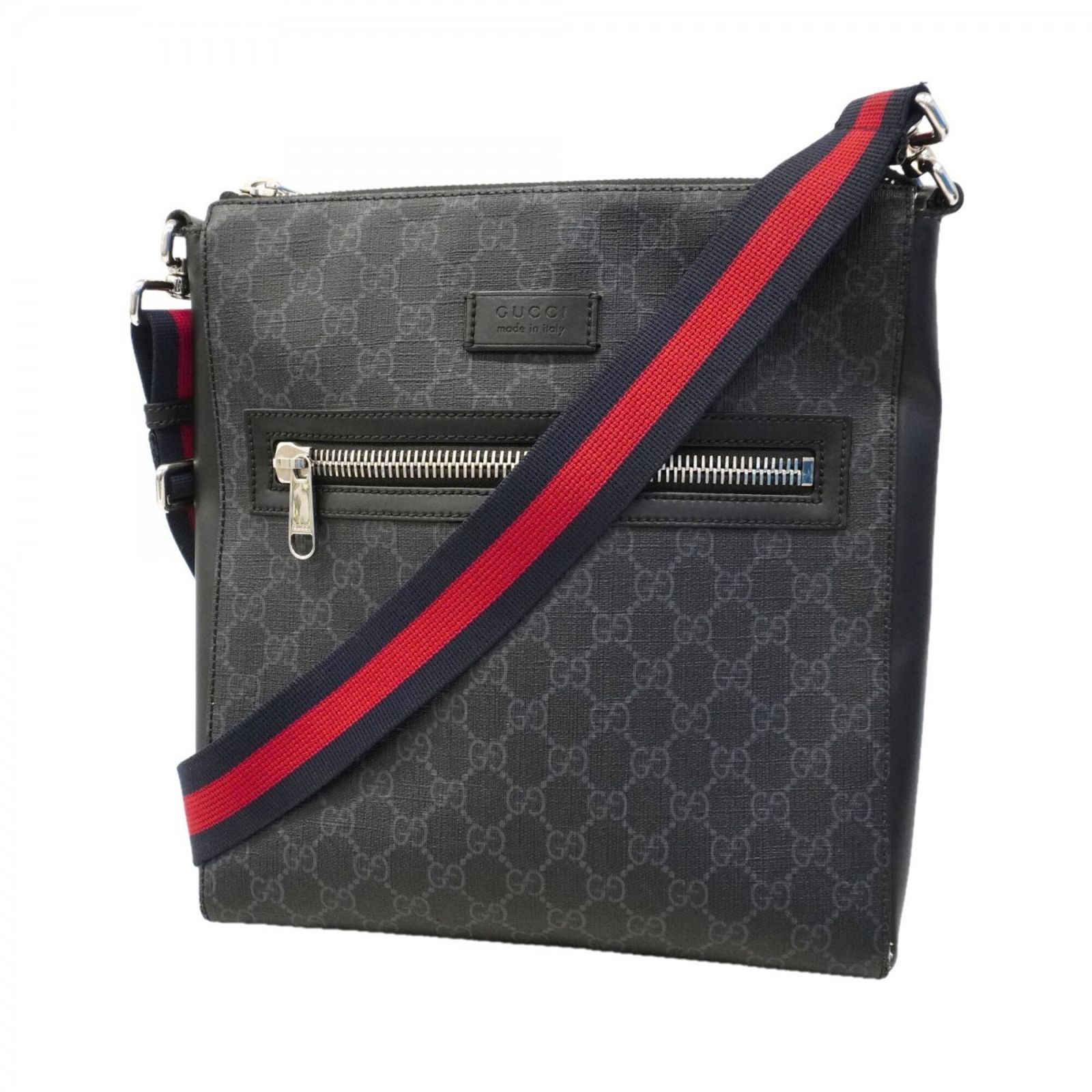 グッチ(Gucci) グッチ ショルダーバッグ GGスプリーム 474137 ブラック メンズ P3068296