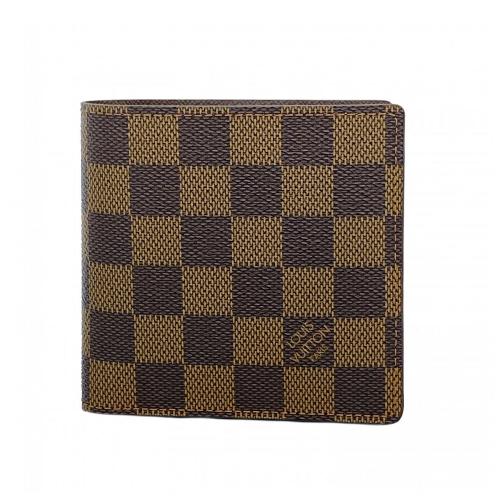 ルイ・ヴィトン(Louis Vuitton) ルイ・ヴィトン 財布 ダミエ ポルトフォイユマルコ N61675 エベヌメンズ OP007365