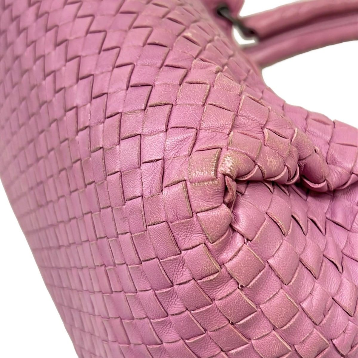 ボッテガヴネタ　BOTTEGA　BENETA　トートバッグ　ピンク BOTTEGA VENETA(ボッテガヴェネタ) トートバッグ パラシュートバッグ