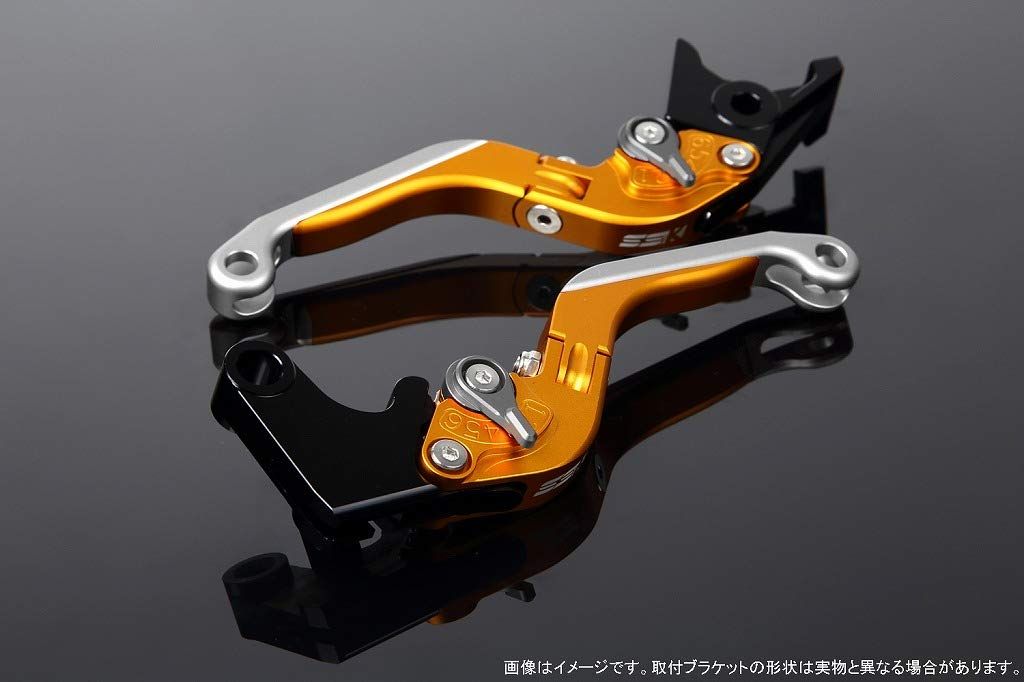 新品 SSK スピードラ アジャストレバーセット 可倒延長式 レバー本体カラー:マットゴールド アジャスターカラー:マットチタン エクステンションカラー:マットシルバー YAMAHA XMAX
