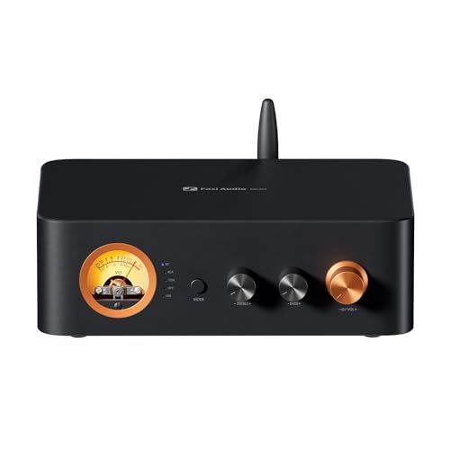 Fosi Audio MC351 VUメーターアンプ 165W *2 2.1チャンネル 2.1CH TPA3255 Bluetooth 統合 ミニ ステレオ DAC Hi-Fi アンプ レシーバー BT/USB/OPT/COA/RCA入力対応 798bcd66