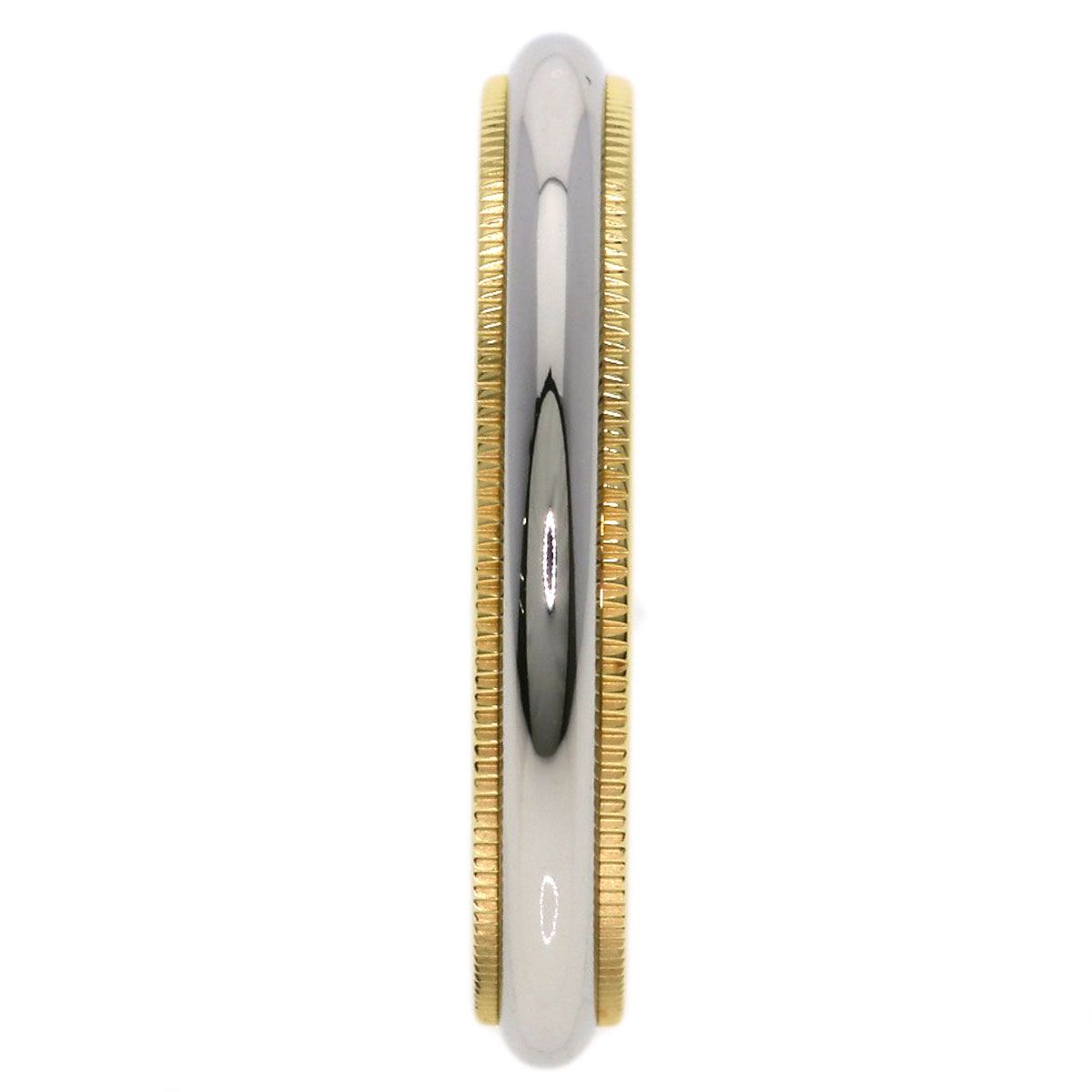 TIFFANY&Co. ティファニー ミルグレイン リング・指輪 K18YG PT950