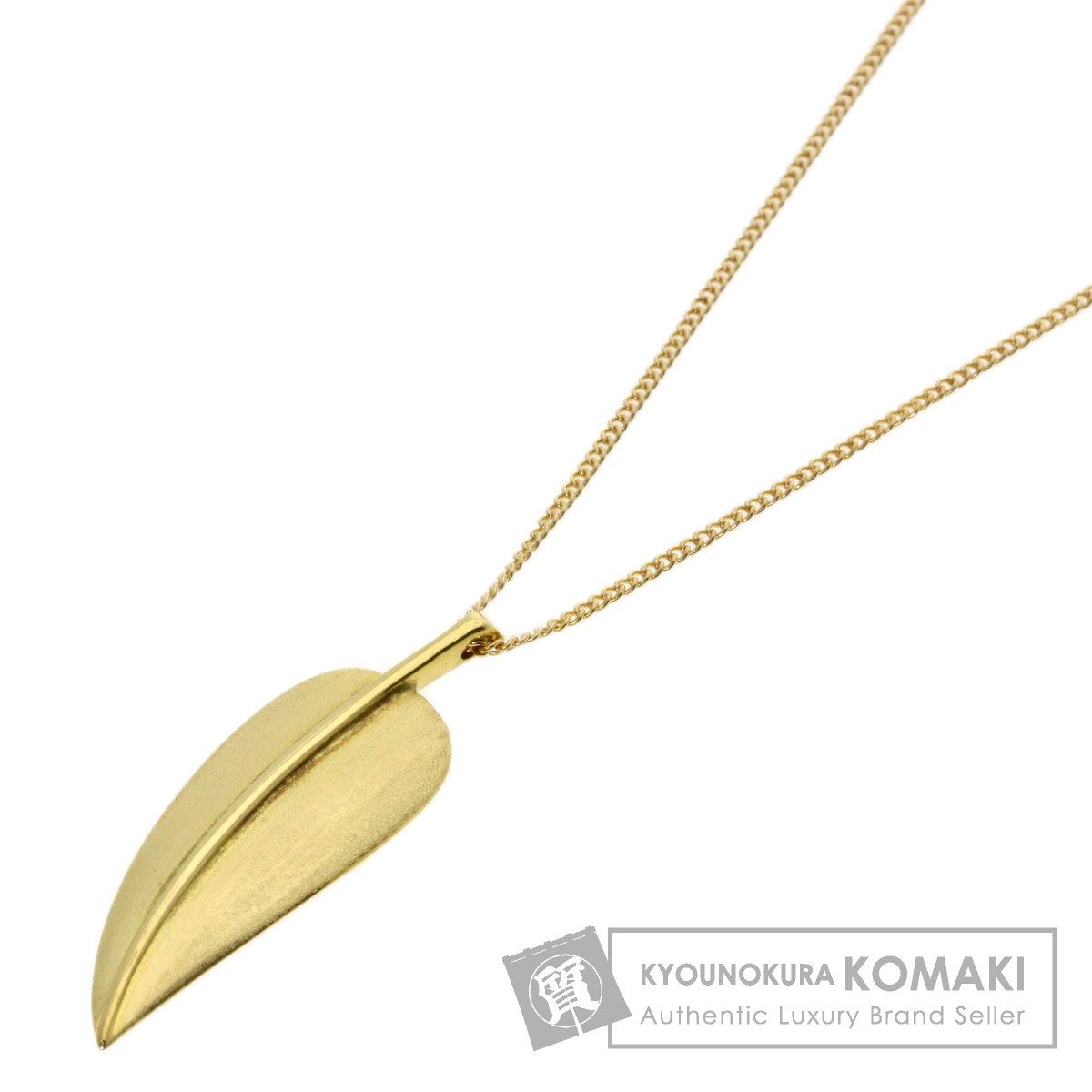 TIFFANY&Co. ティファニー リーフ ネックレス K18YG レディース [中古]