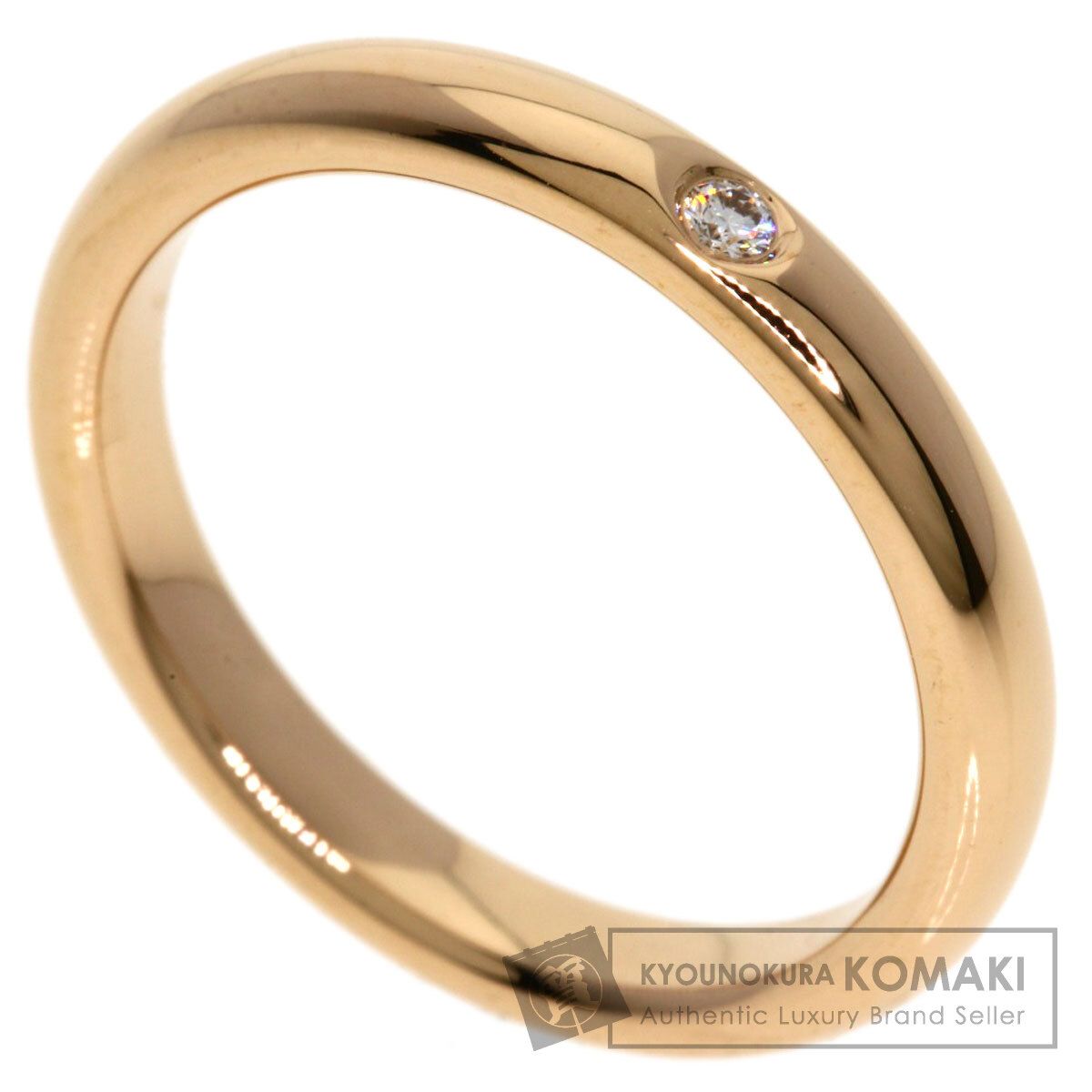 TIFFANY&Co. ティファニー ウェディング 1P ダイヤモンド リング・指輪 K18PG レディース [中古]