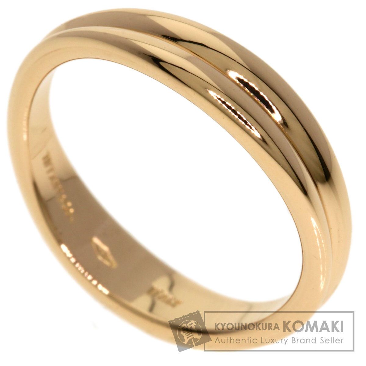 TIFFANY&Co. ティファニー ダブルウェーブ リング・指輪 K18PG レディース [中古]