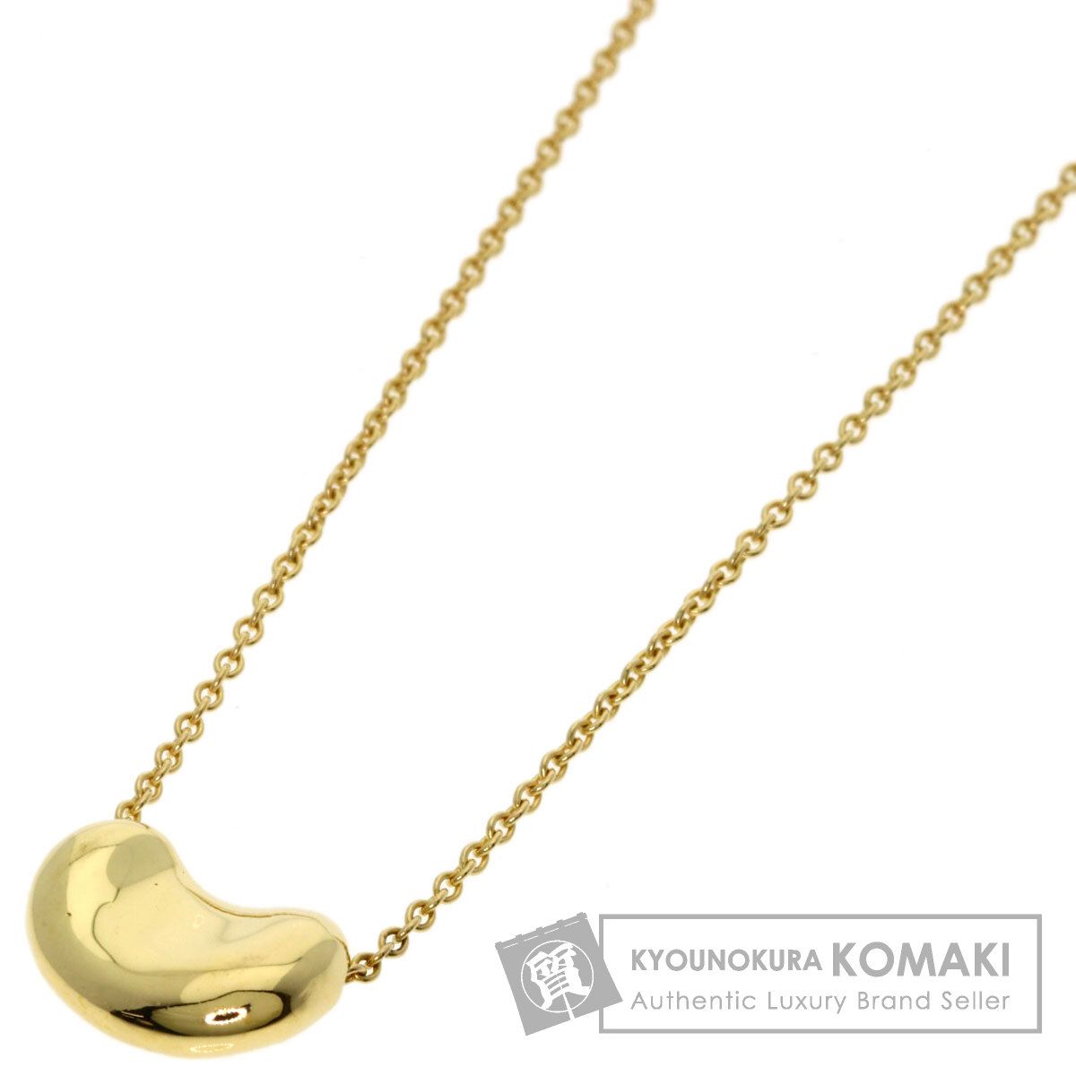 TIFFANY&Co. ティファニー ビーン ネックレス K18YG レディース [中古]