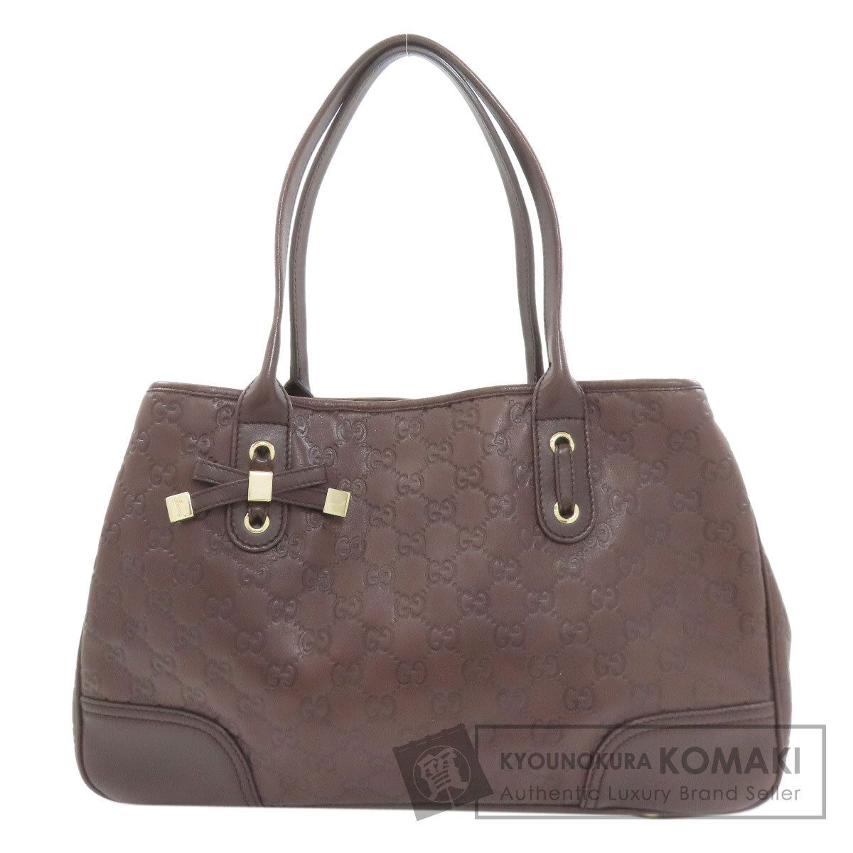 GUCCI グッチ 163805 GG トートバッグ レザー レディース [中古