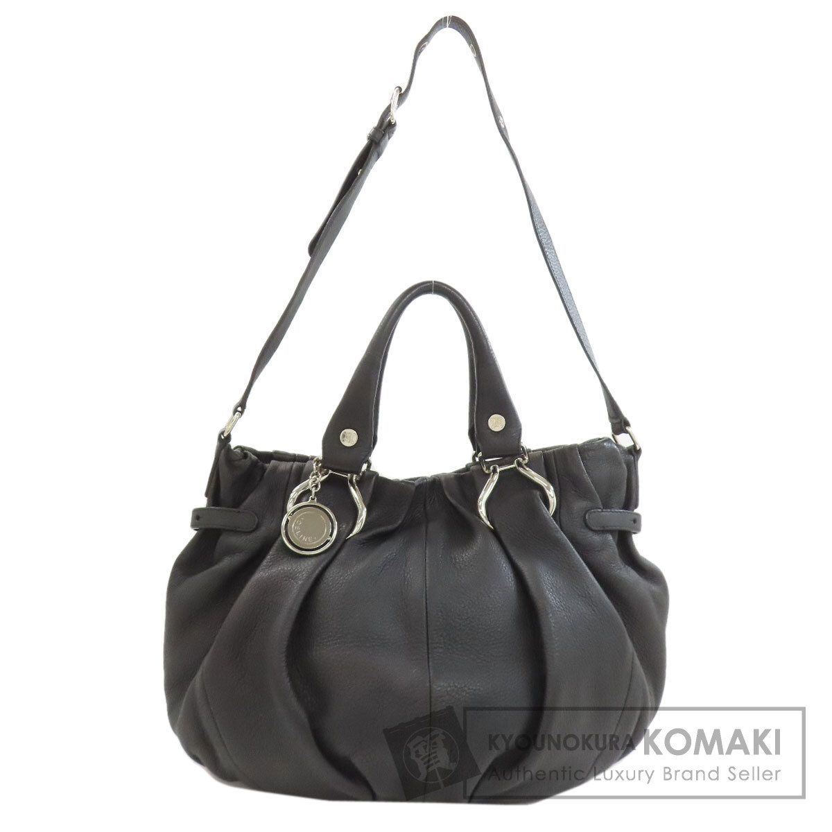 CELINE セリーヌ ピロー 2WAY ハンドバッグ レザー レディース [中古]