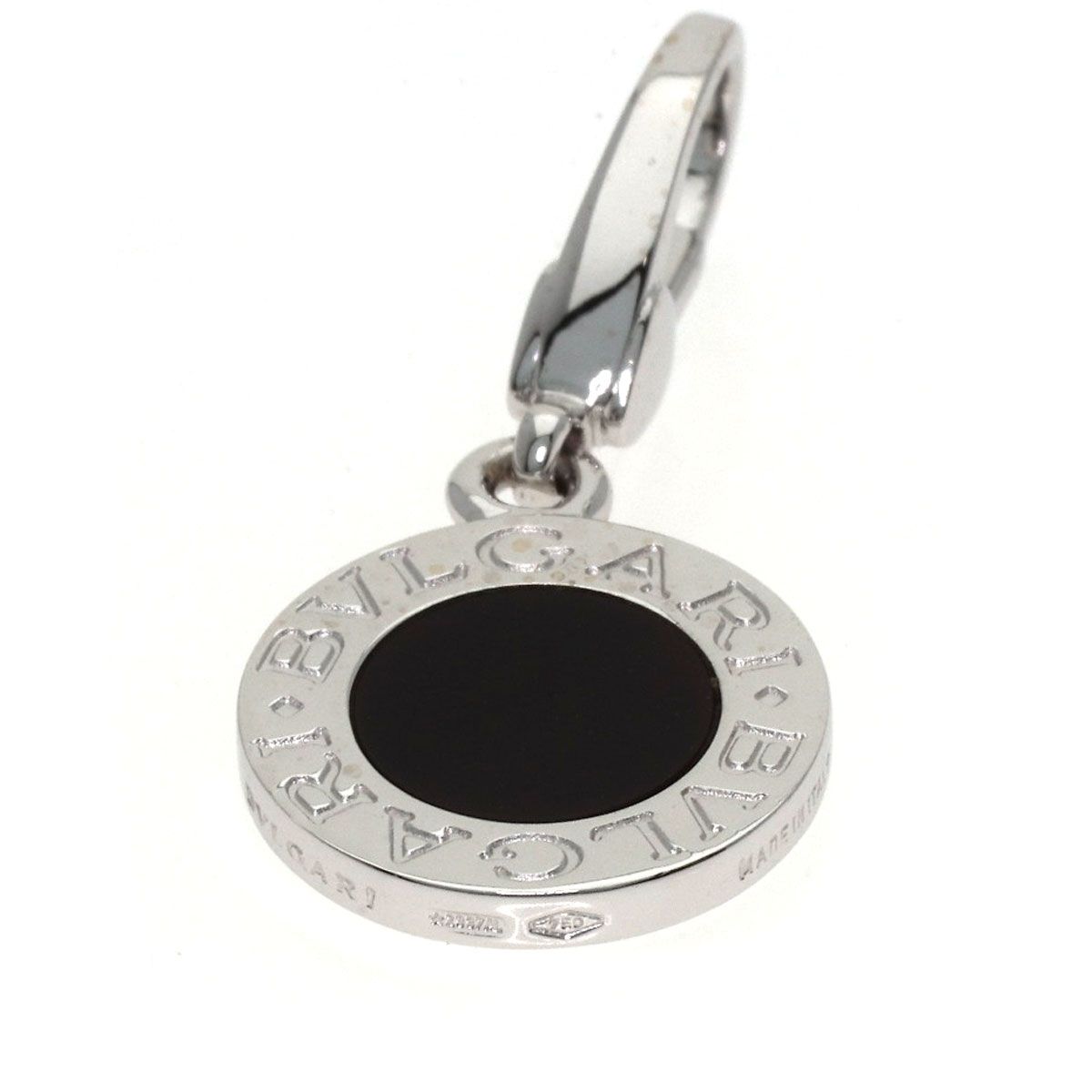 BVLGARI ブルガリ ブルガリブルガリ オニキス ペンダントトップ K18WG