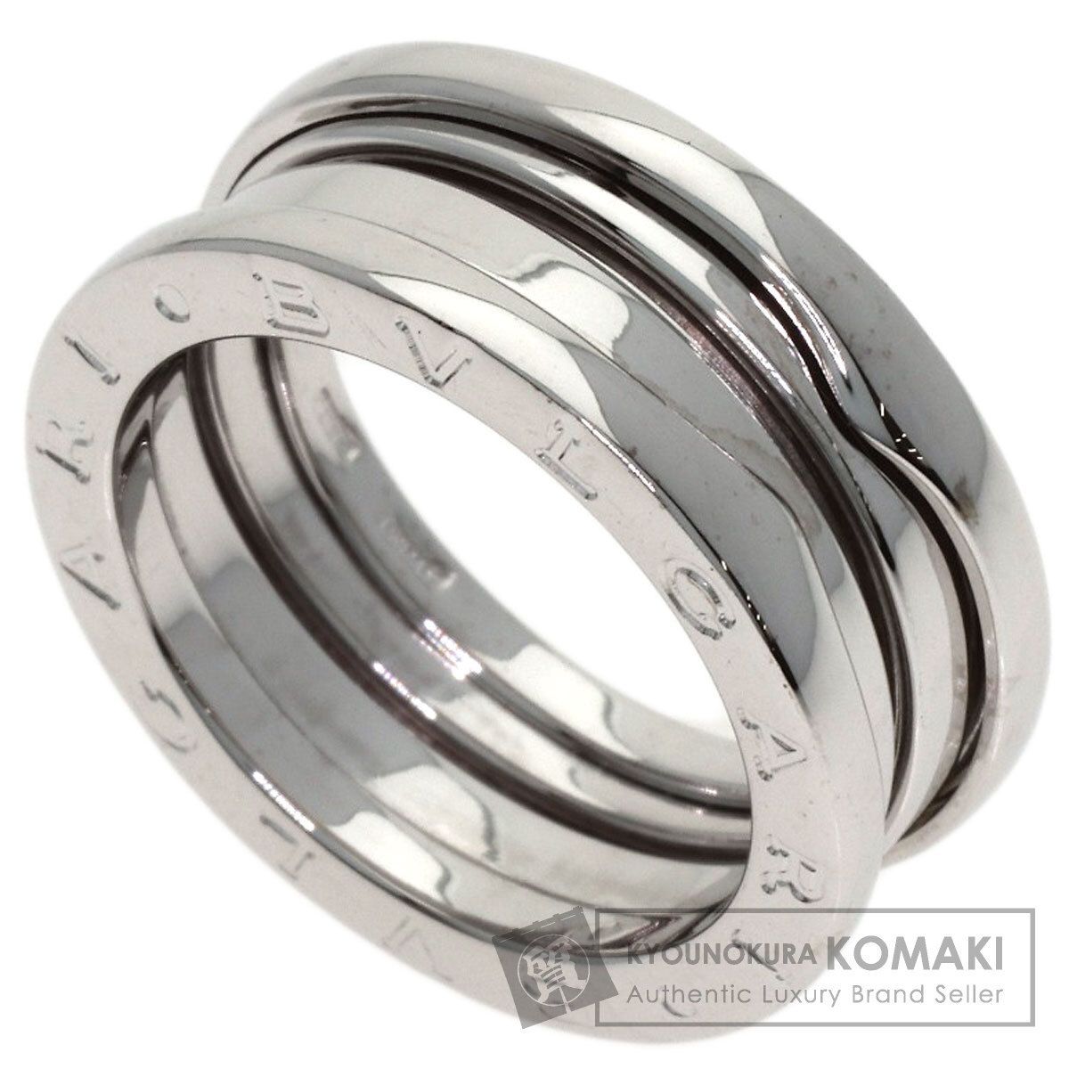 BVLGARI ブルガリ B-zero1 ビーゼロワン 2バンド #52 リング・指輪 K18WG レディース [中古]