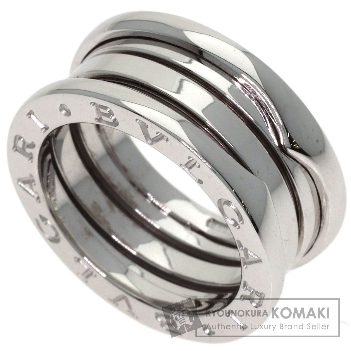 BVLGARI ブルガリ B-zero1 ビーゼロワン 3バンド #49 リング・指輪 K18WG レディース [中古]