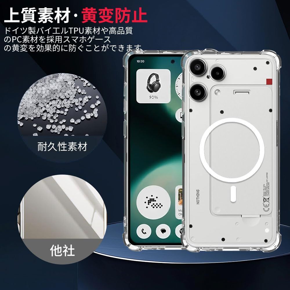 新品 YCJDP 保護フィルム カバー nothing phone 3a lite 用 クリア