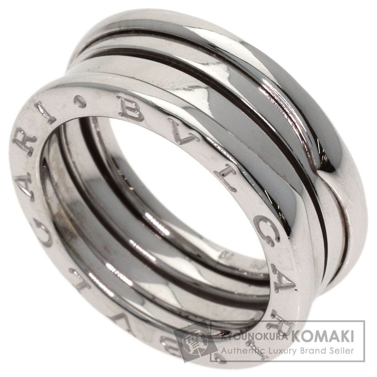 BVLGARI ブルガリ B-zero1 ビーゼロワン 2バンド #54 リング・指輪 K18WG レディース [中古]