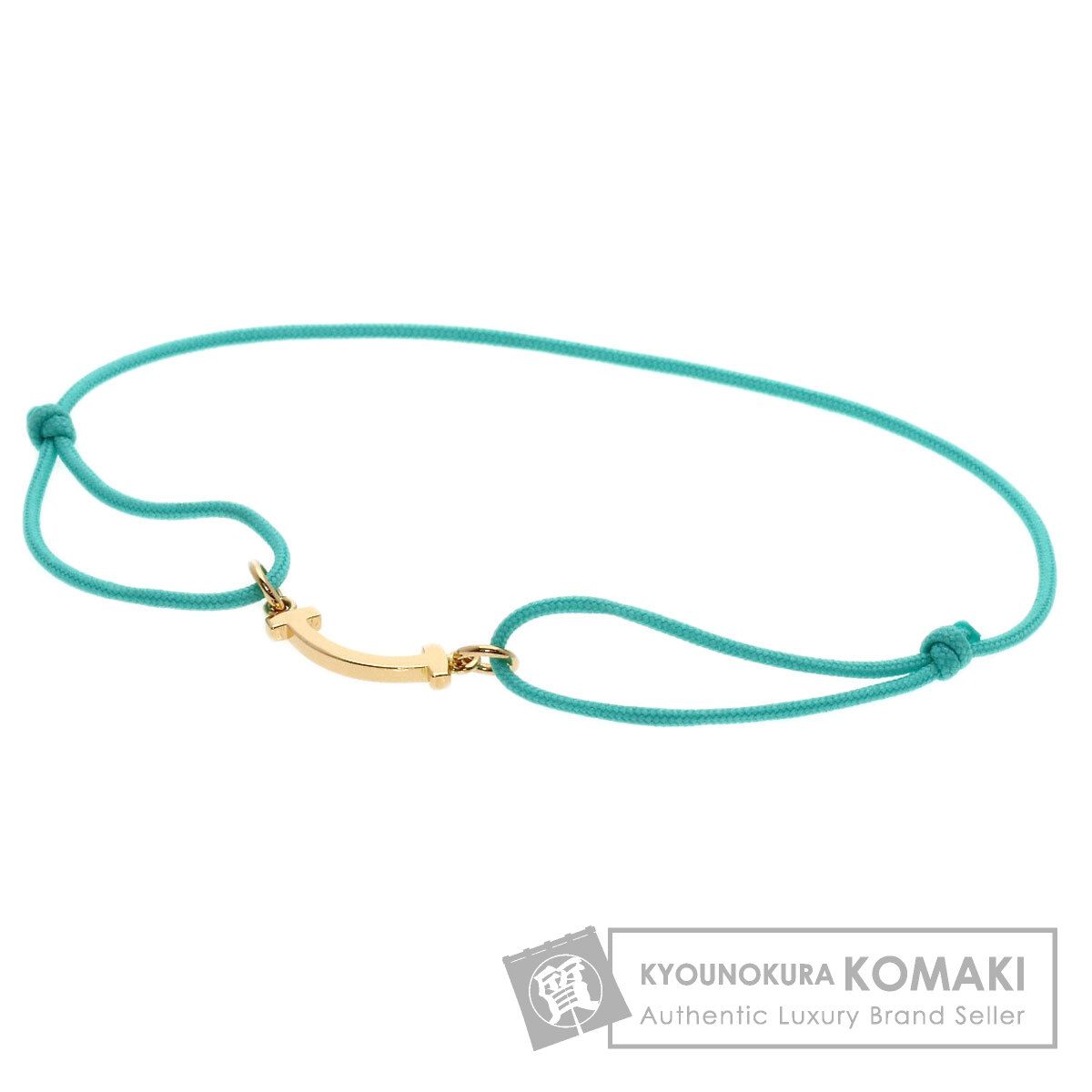 TIFFANY&Co. ティファニー Tスマイル コード ブレスレット K18PG レディース [中古]