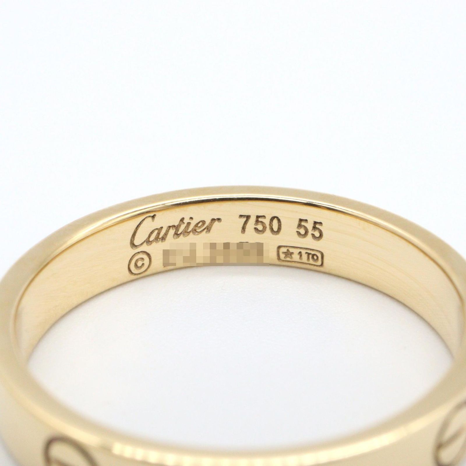 カルティエ CARTIER リング・指輪 ミニラブリング B4085000 K18 