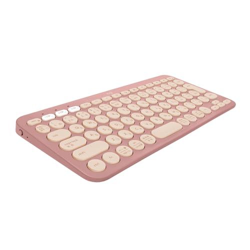 ロジクール ワイヤレスキーボード PEBBLE KEYS 2 K380sRO 薄型 軽量 415g 小型 Bluetooth Logi Bolt ワイヤレス 無線 キーボード Easy-Switch 日本語配列 電池寿命36ケ月 Window 24e4c2c6