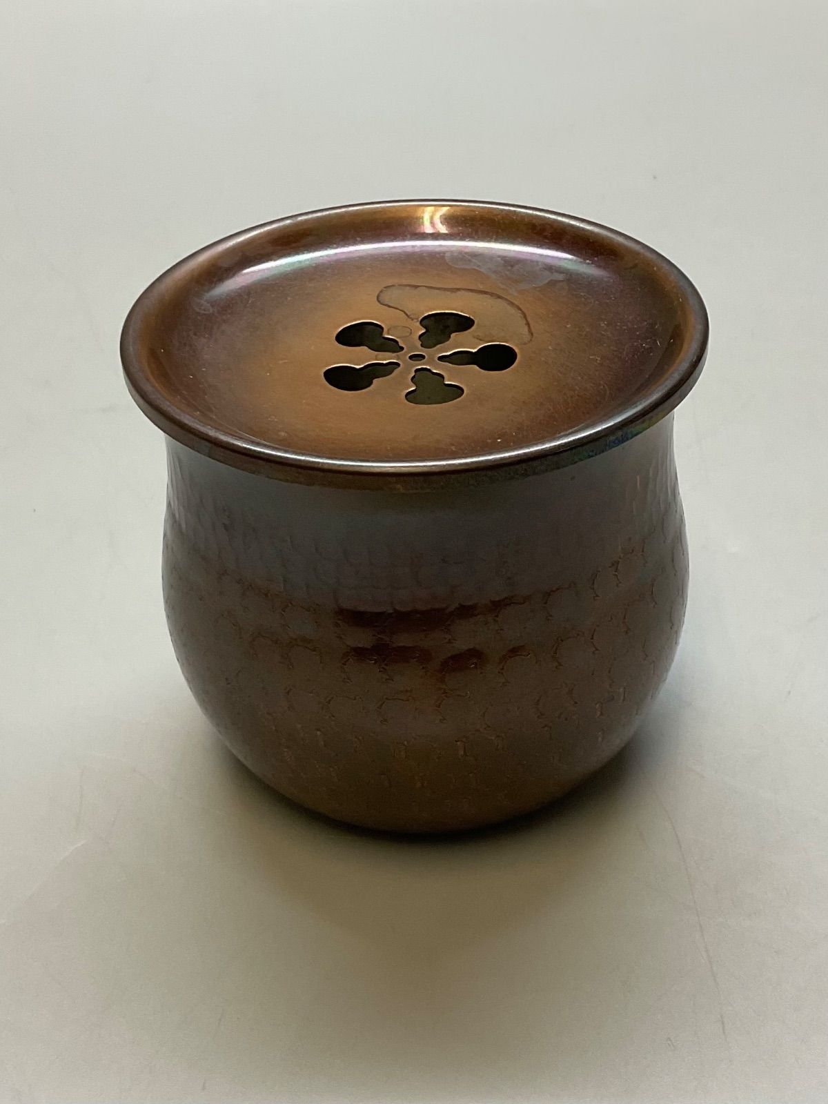 M293 開新堂 茶こぼし 銅製 茶道具 茶器 煎茶道具 アンティーク 重さ