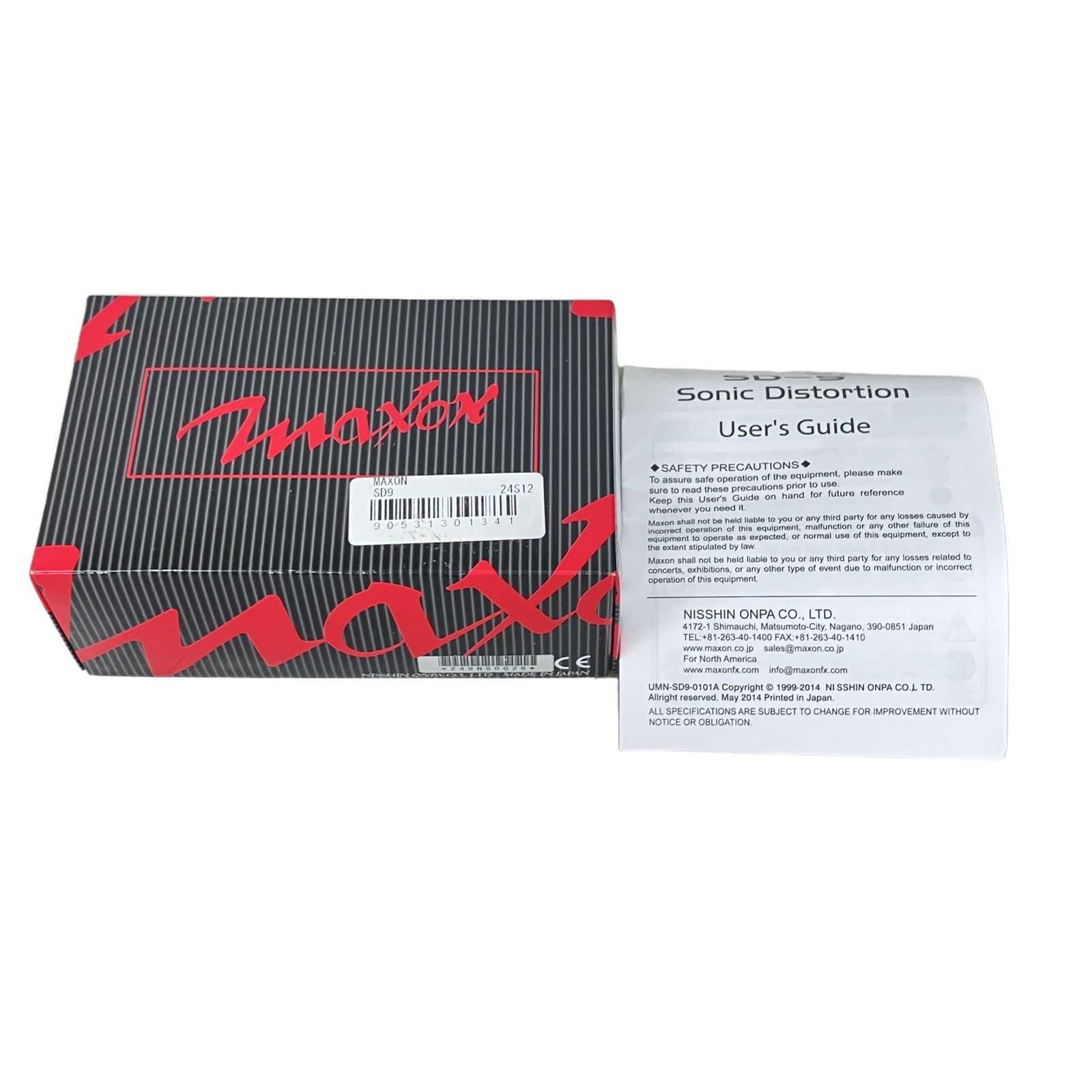 Maxon SD9 Sonic Distortion ソニック ディストーション エフェクター