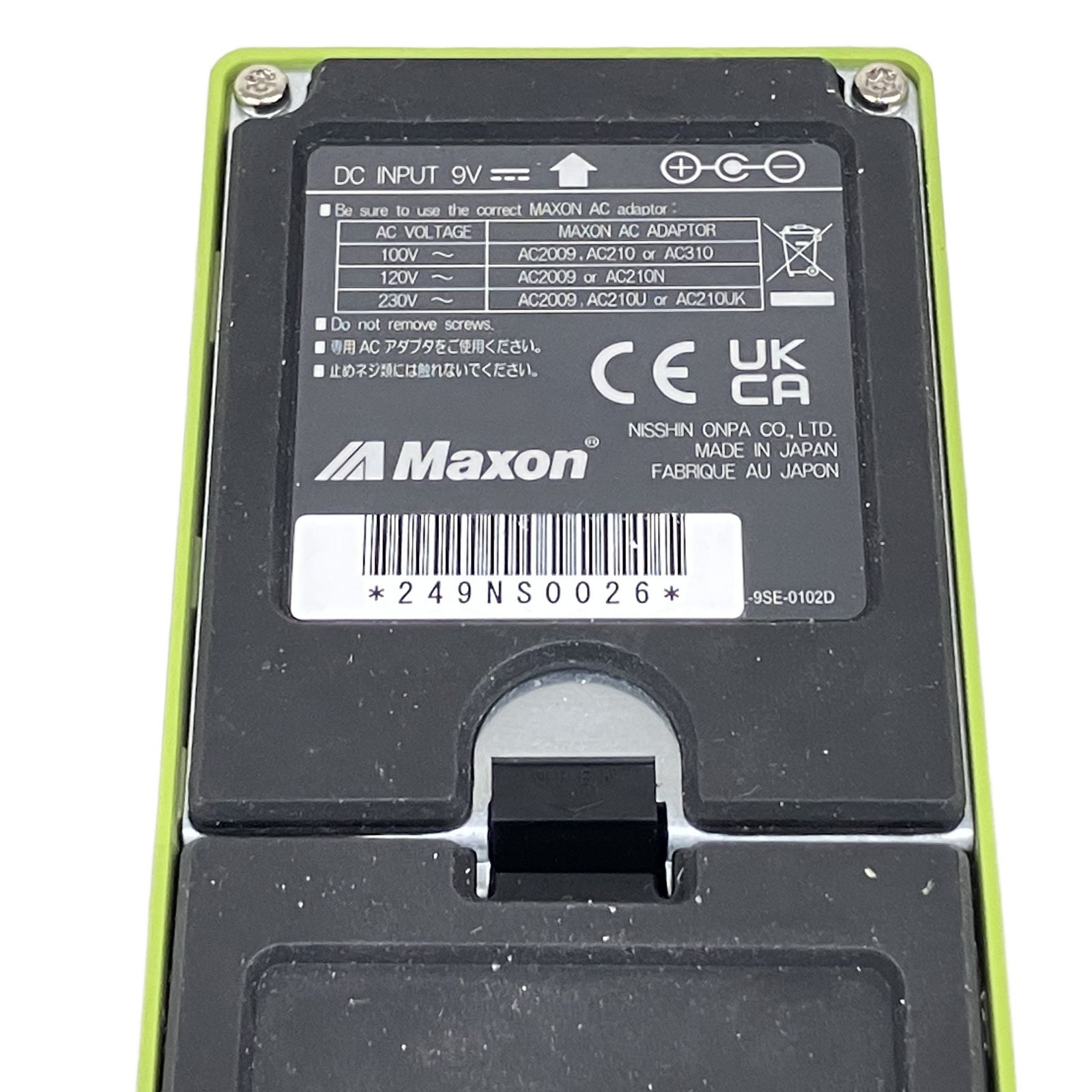 Maxon SD9 Sonic Distortion ソニック ディストーション エフェクター