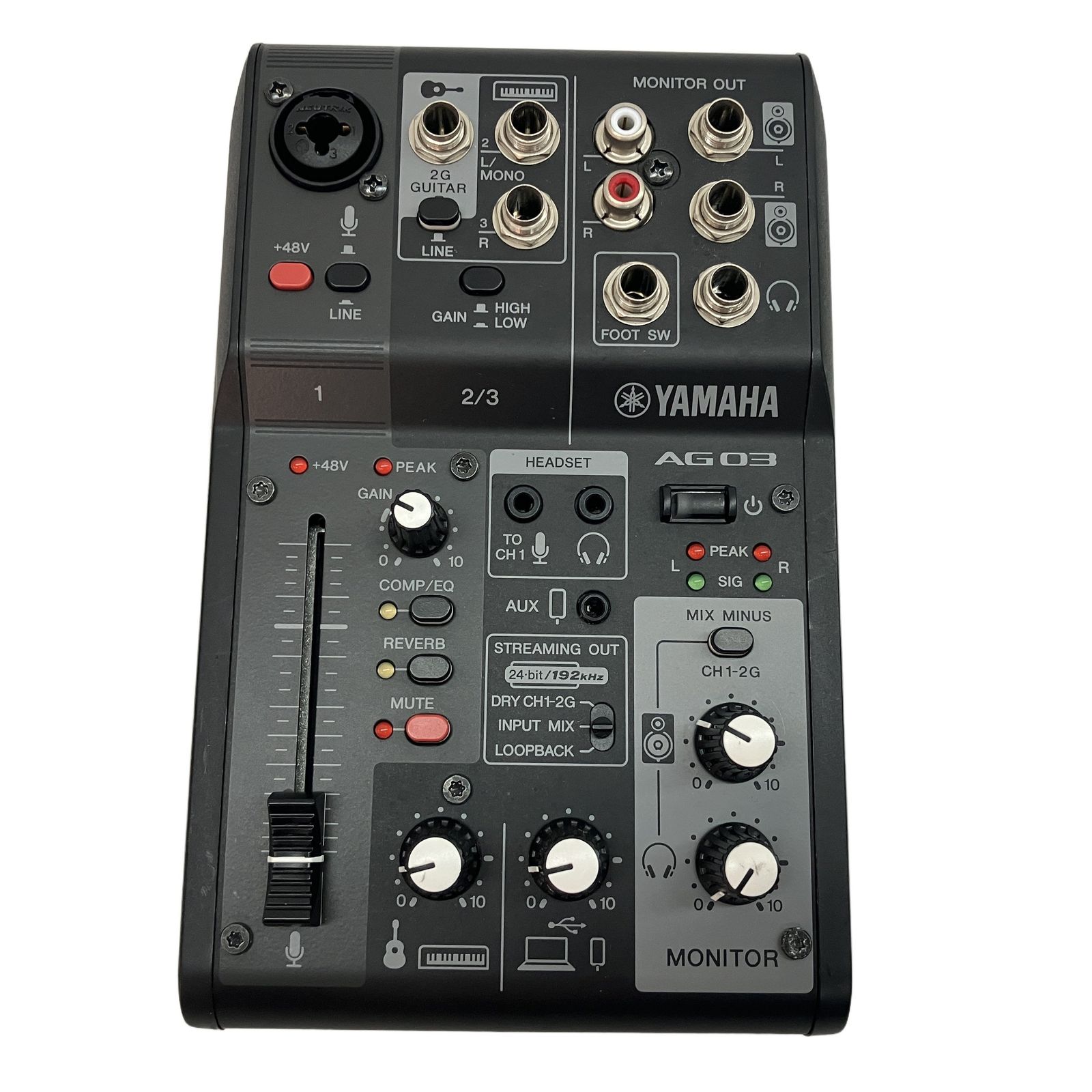 YAMAHA AG03 MK2 ミキシングコンソール ミキサー オーディオ