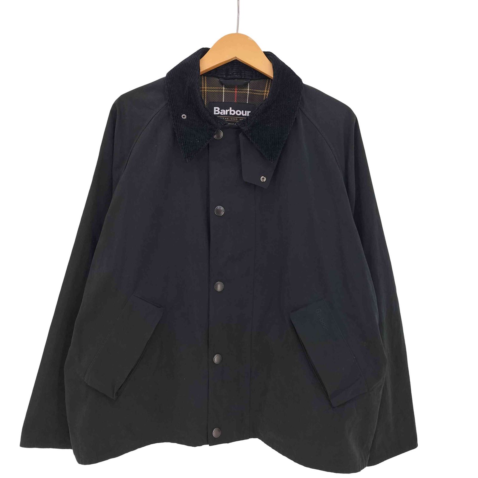 バブアー Barbour TRANSPORT トランスポート ピーチスキン コットン ショートレングスブルゾン メンズ UK:38