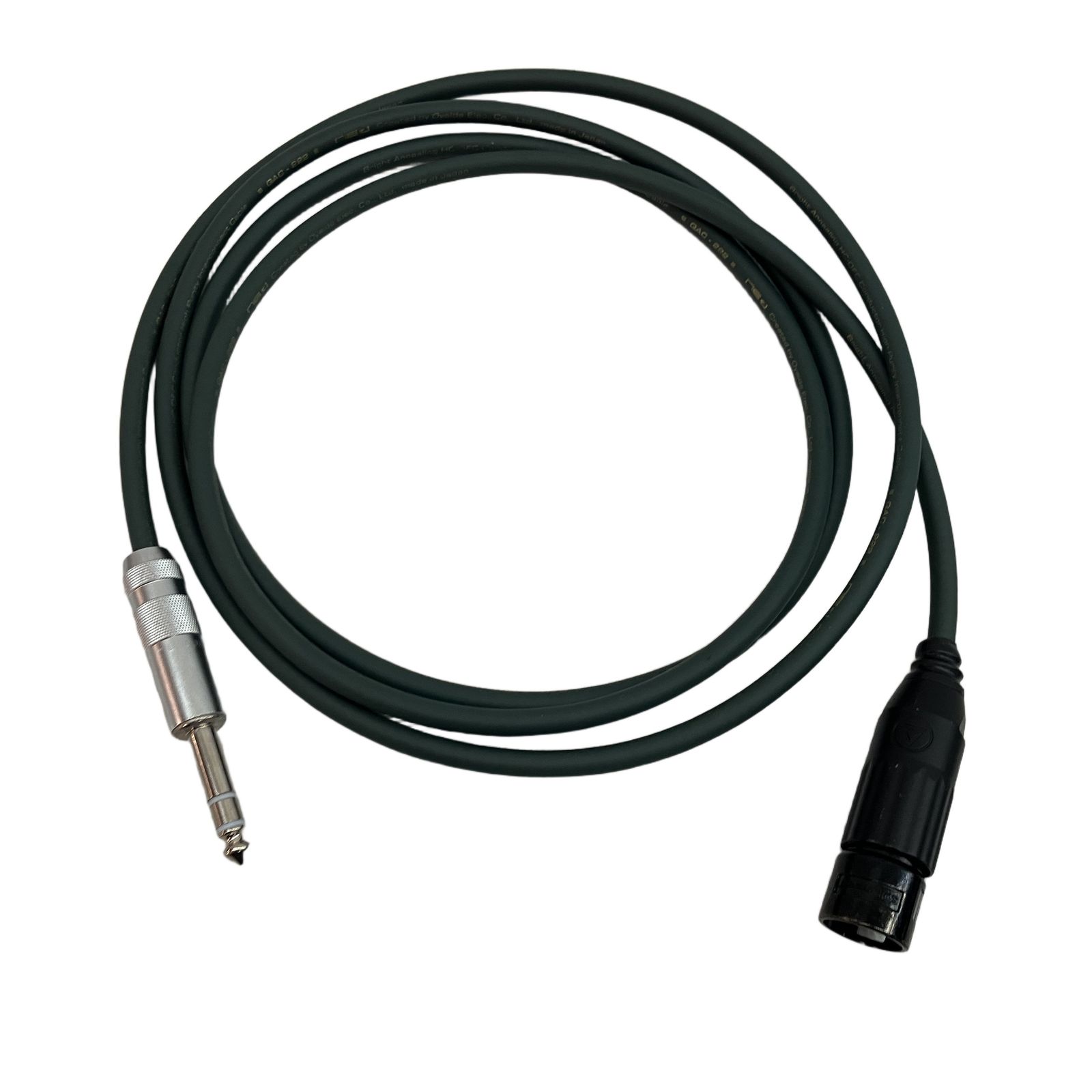 OYAIDE QAC-222 TRS ケーブル 2m 2本セット OYAIDE QAC-222 TRS XLR 