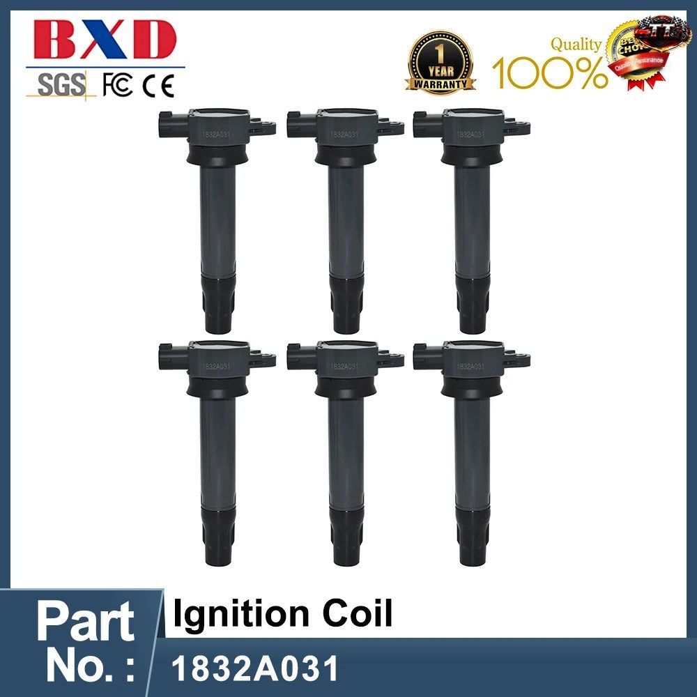 BAIXINDE 1/6個 1832A031 イグニッションコイル MITSUBISHI ENDEAVOR D8_W GALANT PAJERO IV MITSUBISHI GALANT/ENDEAVOR 3.8L 1832A028