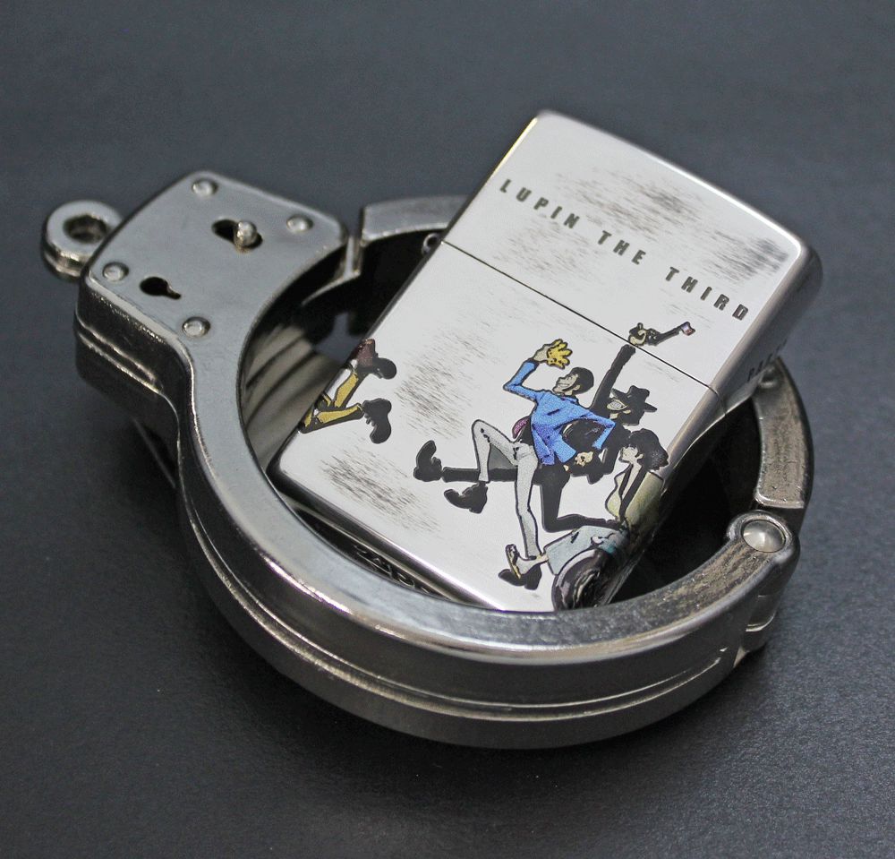 ZIPPO ルパン三世 ４サイドチェイス おまけに手錠型ZIPPOホルダー