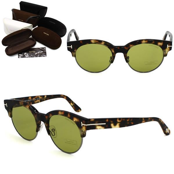 トムフォード サングラス TOM FORD FT0598/S 55N 50 ハバナ グリーン ノーズパット メンズ レディース ユニセックス