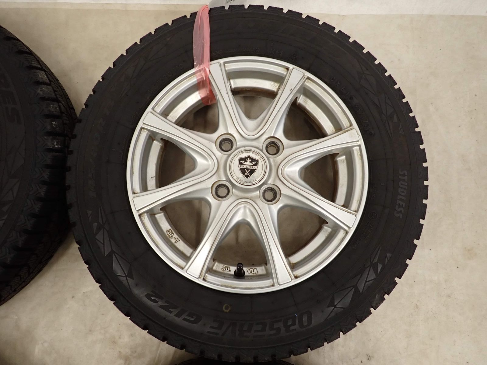 冬4本SET 会社宛 送料無料 145/80R13×4J 75Q トーヨー オブザーブ GIZ2