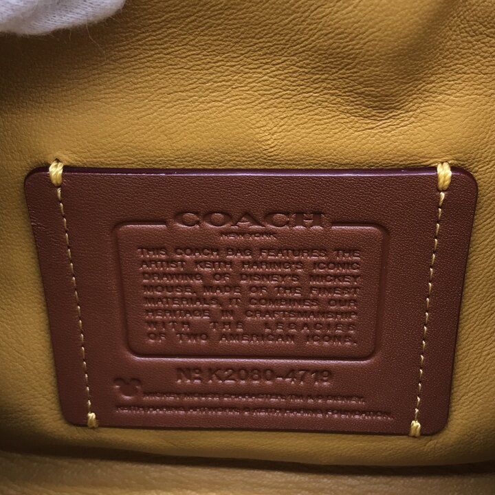 超美品 COACH コーチ ディズニー ミッキーマウス キース・へリング
