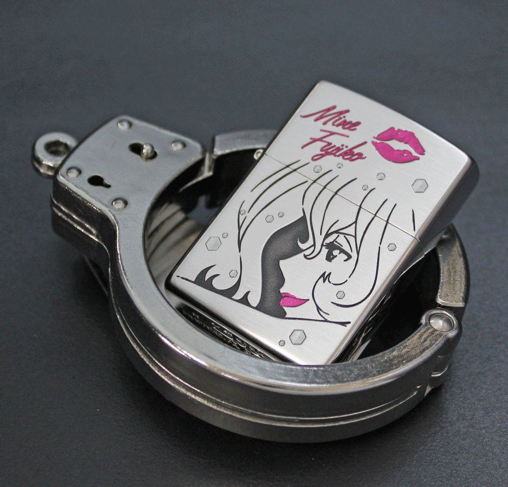 ZIPPO ルパン三世 不二子アフターシャワー おまけに手錠型ZIPPOホルダー