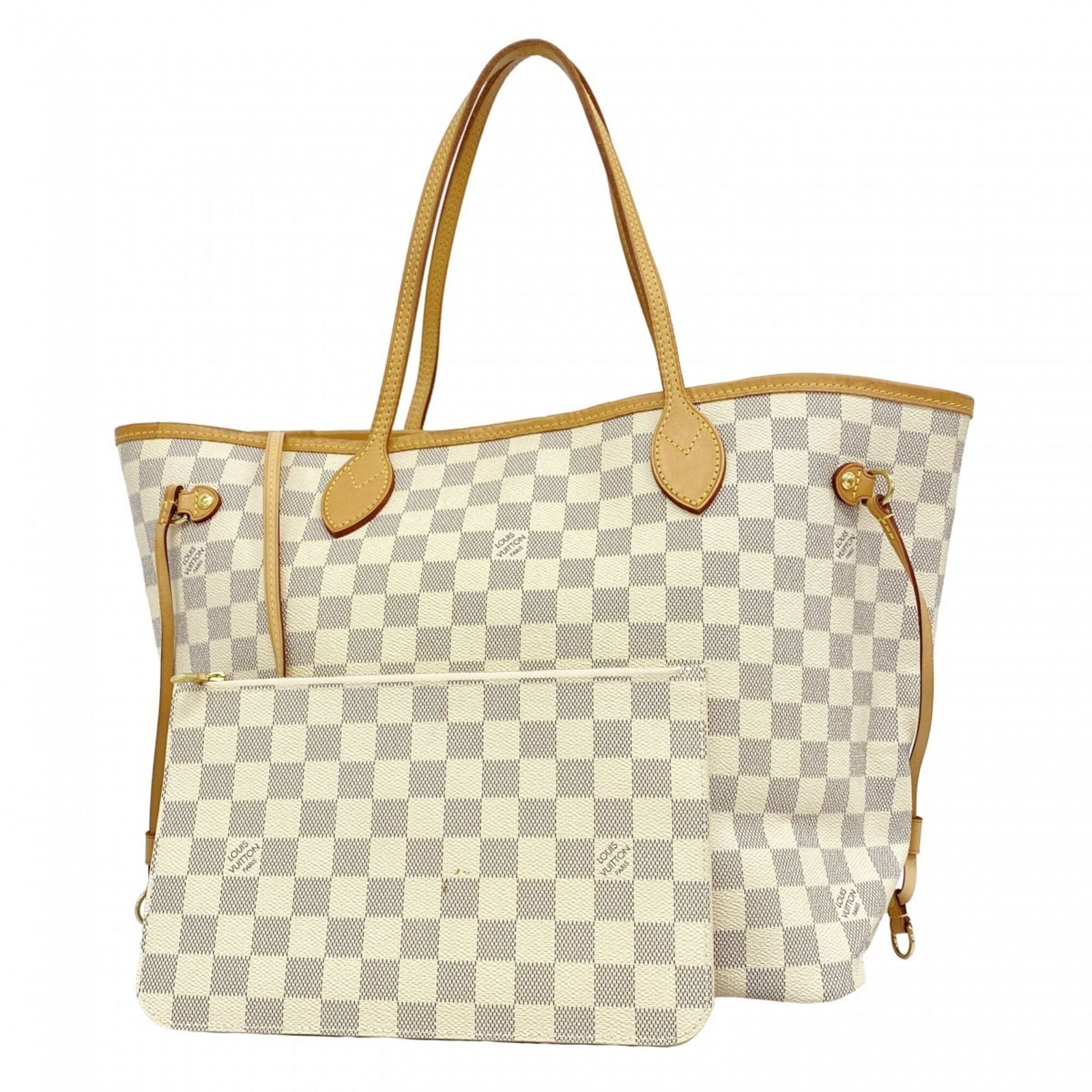 ルイ・ヴィトン(Louis Vuitton) ルイ・ヴィトン トートバッグ ダミエ・アズール ネヴァーフルMM N40604 ホワイトレディース OP006727
