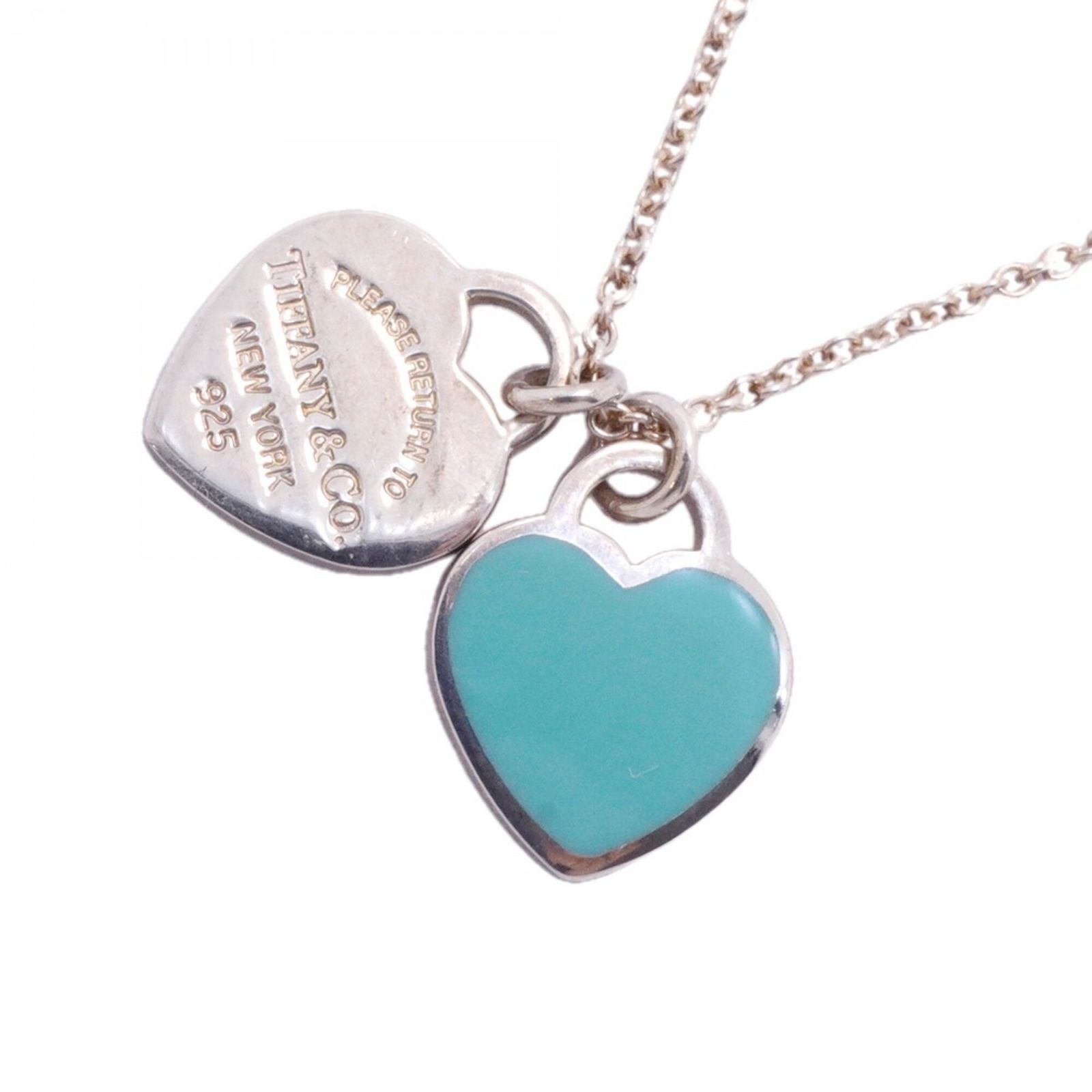 ティファニー(Tiffany) ティファニー ネックレス ダブルリターントゥハート シルバー925 ブルーレディース