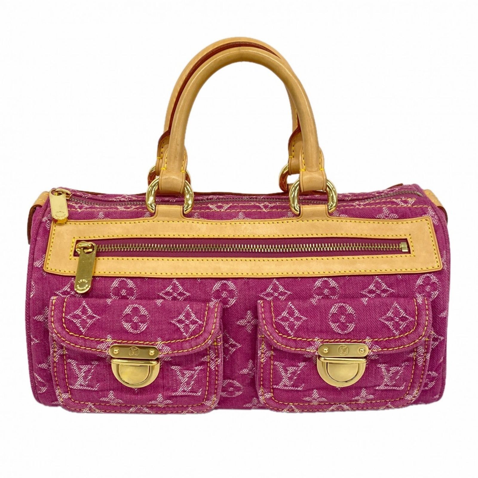 ルイ・ヴィトン(Louis Vuitton) ルイ・ヴィトン ハンドバッグ モノグラム・デニム ネオスピーディ M95214 フューシャレディース